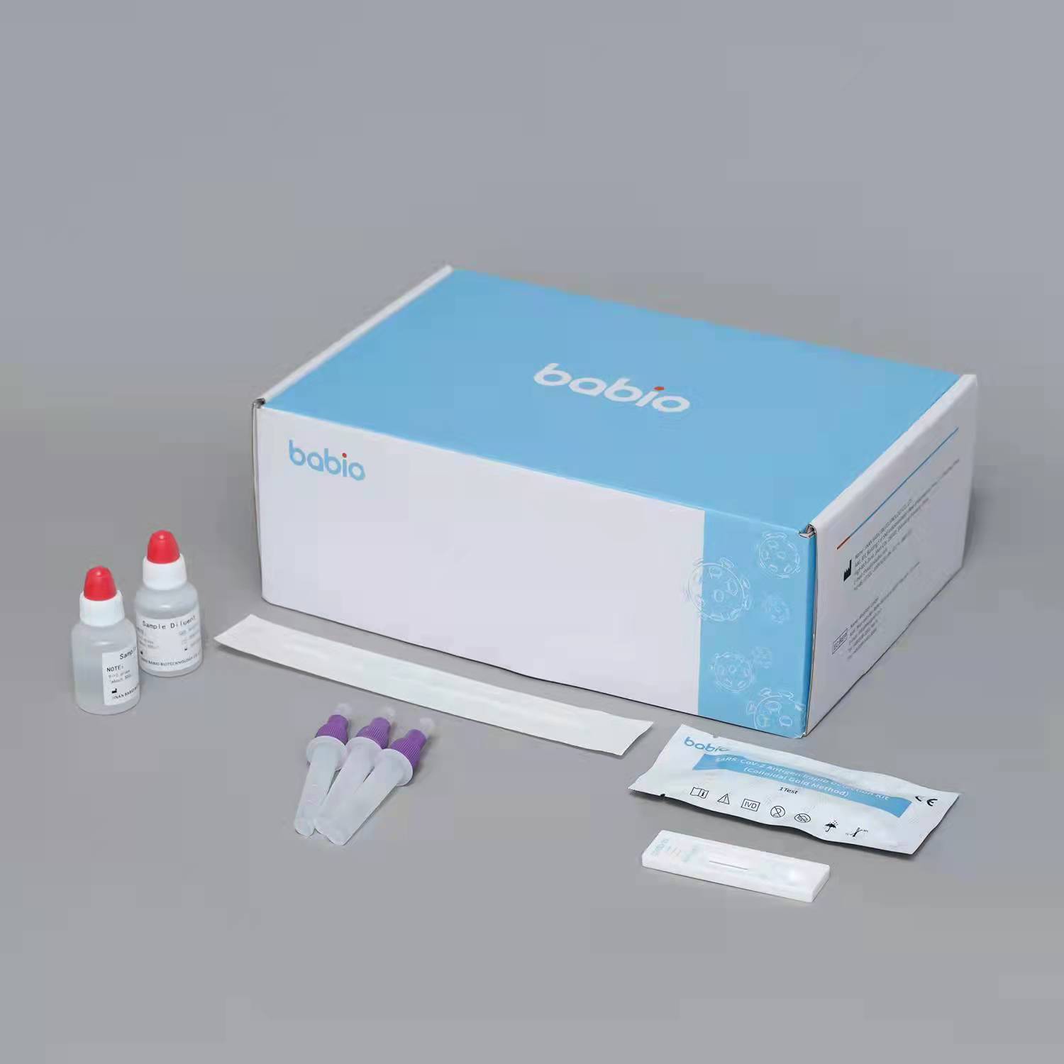 ما هي خطوات اختبار مجموعة Baibo Antigen Detection Kit؟